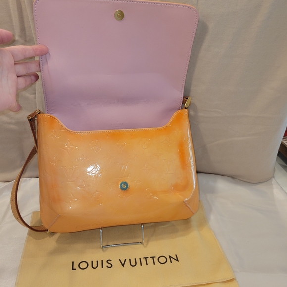 VGUC Louis Vuitton LV Monogram Vernis Thompson Street Shoulder Bag Yellow - Picture 8 of 12